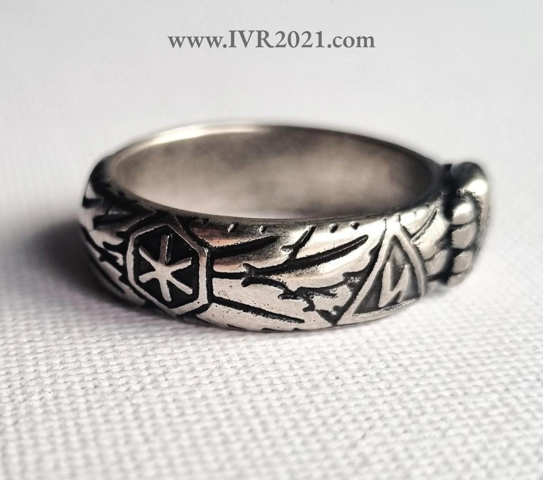 SS Honor Ring .925 Silver plated Best Replica - Image 2