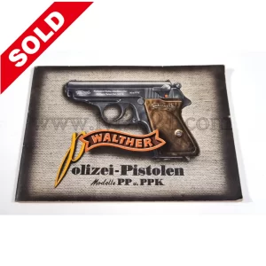 Original Walther PP/ PPK manual from 1936 Mint!