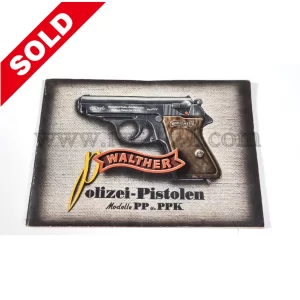 Original Walther PP/ PPK Manual 1939