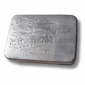 Mint Walther Zella Mehlis cleaning tin (with horsehair)