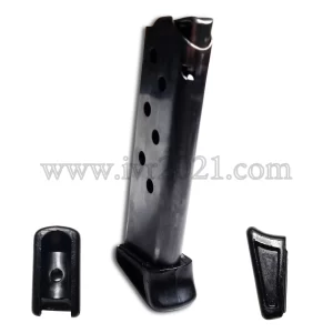 Walther PPK Magazine 7,65mm, Slab Side solid brown, Zella Mehlis style