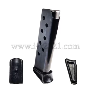 Walther PP Magazine 7,65mm, No lip solid black, Zella Mehlis style
