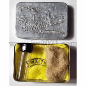 Original Walther cleaning tin Zella Mehlis