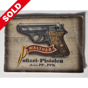 Original Walther PPK manual (and PP) 1936 used condition