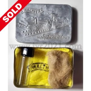 Original Walther cleaning tin Zella Mehlis