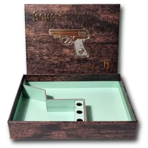 Sauer 38H Cardboard box, WW2 style!