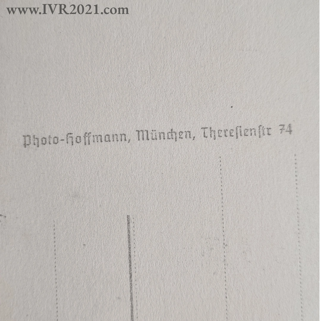 Adolf Hitler Signed postcard by Heinrich Hoffmann - Image 3