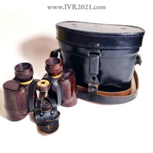 cxn Bakelite Dienstglas 6x30  Emil Busch  with original case! Complete set with Extremely Rare accesories!