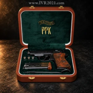Walther PPK Premium Presentation Case Brown/Green ww2 style!