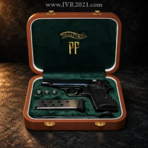 Walther PP presentation case Brown/Green ww2 style!