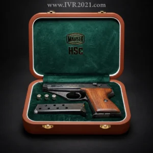 Mauser HSc presentation case Brown/Green ww2 style!